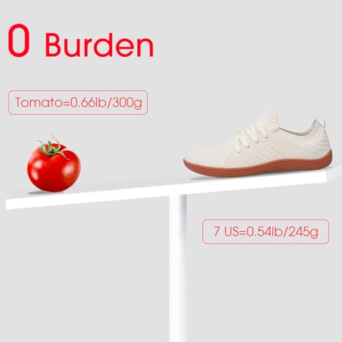 Image of relxfeet Men's Barefoot Shoes Minimalist Cross-Trainer Shoes Wide Toe Walking Shoes Zero Drop Sole Trail Running Sneakers