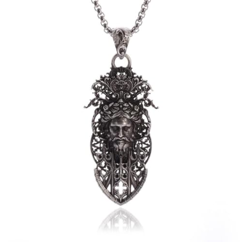 Collier Zeus en mythologie grecque antique avec maille lourde et finitions haut de gamme