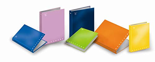 Segregator szkolny A4 Pigna Monocromo 4 ringi mix kolorów