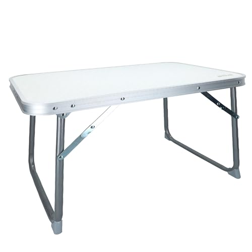 Table de camping pliante en aluminium table basse blanche légère de jardin - 5