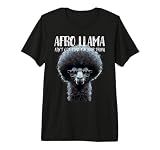 Afro Llama ain't Got Time for Your Drama - Llama Gift Premium Tri-blend T-Shirt