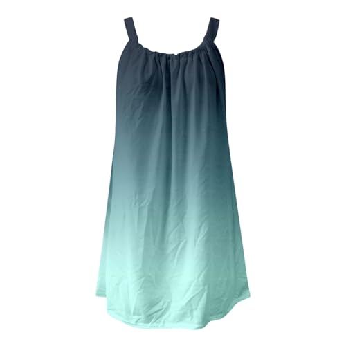Robe de plage sans manches imprimé coloré jupe décontractée chic - 5