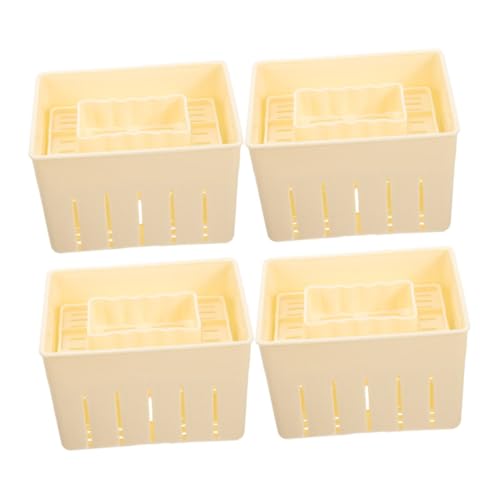 IMIKEYA 4piezas Placa De Prensado De Queso Molde Para Prensa De Tofu Molde Para Tofu Doméstico Prensa De Queso Cocina