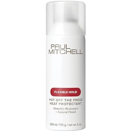 Paul Mitchell Hot Off The Press Heat Protectant, Humidity Resistance, Flexible Hold + Natural Finish, For All Hair Types