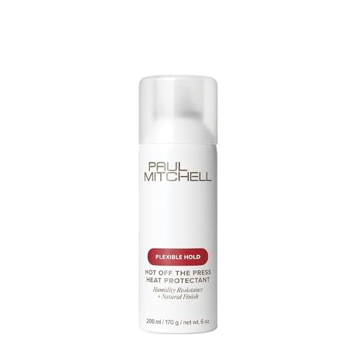 Paul Mitchell Hot Off The Press Thermal Protection Hairspray, Perfect Prep + Finish For Heat Styling, All Hair Types, 6 oz.