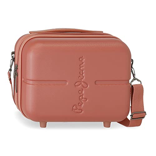 Pepe Jeans Highlight, Accesorio De Viaje Neceser Mujer, Terracota, 29x21x15 Cms