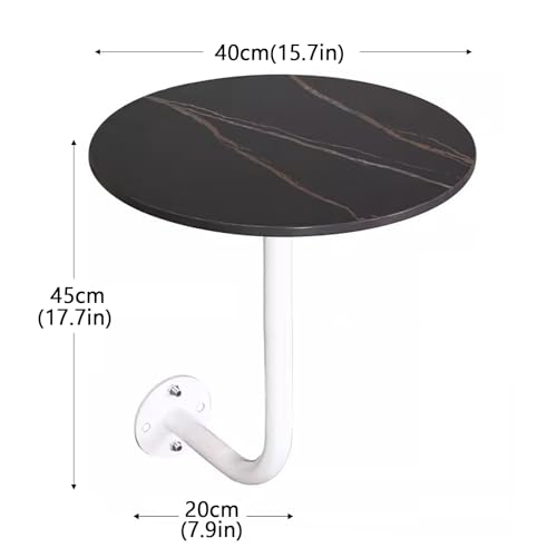 Mesa auxiliar de sofá L de piedra sinterizada negra: exclusividad para hostelería 3