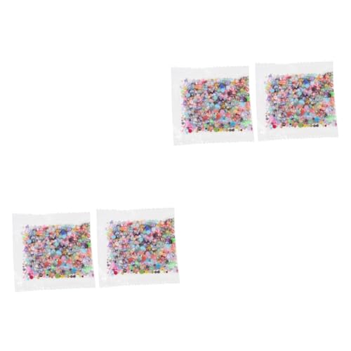 Encantos de plástico NUOBESTY para accesorios de ropa decoraciones para cabello y costura