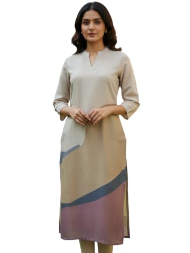 Image of Sun Fashion And Lifestyle Women's Chanderi Stitched Printed Kurta for Women