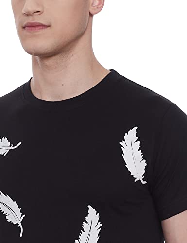 Image of TLF Men's Printed Premium Cotton Regular Fit T-Shirt