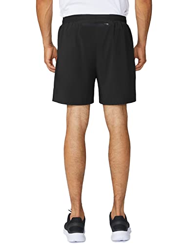 baleaf Men's 5" Running Athletic Shorts Workout Lightweight Zipper Pocket2