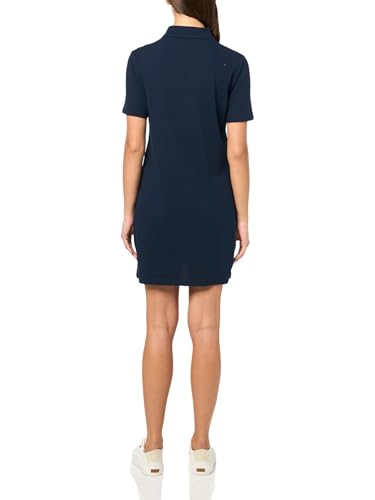 Image of Tommy Jeans Women's Casual Mini Polo Shirt Dress with Logo Detail