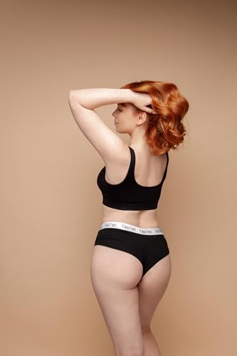 Fabio Farini - Sport BH Bustier nahtlos 1er und 3er Pack Seamless ohne Bügel, bügellos 3X Schwarz M