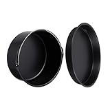 HOODANCOS Accessori Friggitrice ad Aria per Dolci Stampo Torta e Pizza Nero Utensili da Forno Compatti e Leggeri con Manico Portatile