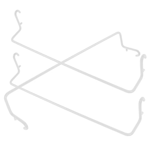 OSOLADY 3pcs White Pegboard Hanger for Wall Dishcloth Holder Accessory Expandable Paper Towel Rack for Craft Room