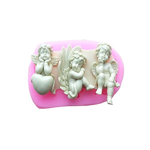 3 Style Little Angel Candle Molds,Baby Angel Silicone Candle Mold Soap Mold Diy Cake Candy Clay Resin Craft Resin Decorative #TOP15