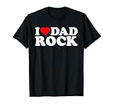 I Love Dad Rock - Funny Old Classic Music Humor Statement T-Shirt