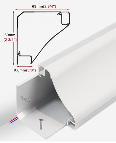 Difusor LED de aluminio de 3.5m para techos y suelos de cine en casa 3