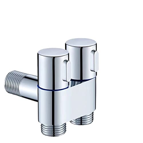 Valve d'angle 3 voies G1/2 pour installer une douchette dans vos toilettes
