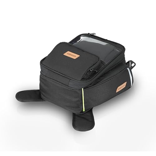 Image of GUARDIANGEARS Sidekick Magnetic 15Ltrs Tank Bag with rain Cover for All Motorcycles with a Metal Tank.