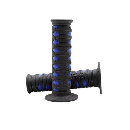 Poignées guidon moto caoutchouc 7/8" anti-vibration contre fatigue en motocross