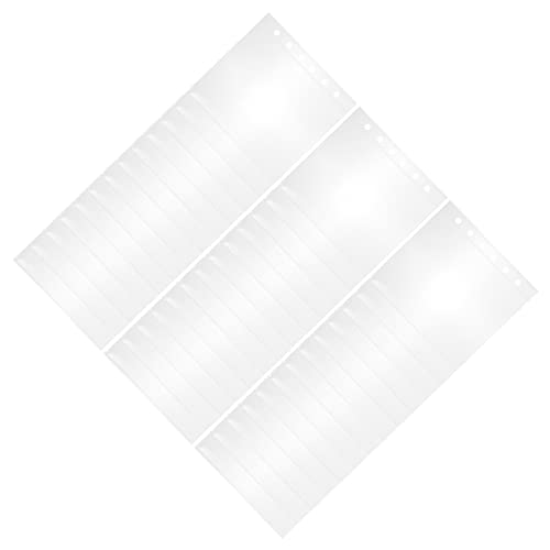 HOOTNEE Scrapbook Binder Sheets 50pcs Photo Album Refill Pages Scrapbook Page Protectors for Money Photos