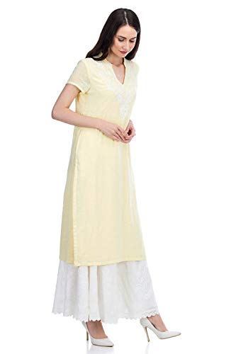 Image of BIBA Women's Embroidered Regular Kurta