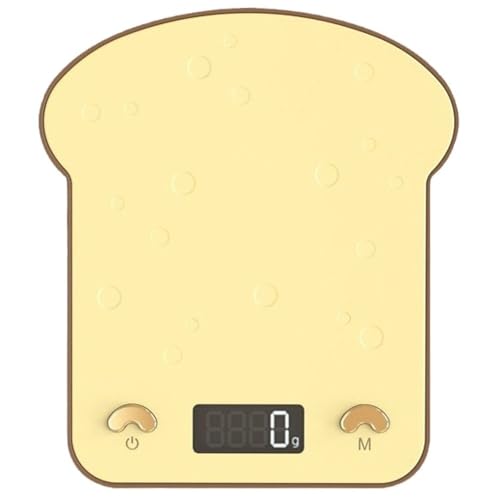 Amazon.co.jp: デジタルスケール かわいい トースト形 1g単位 電池式