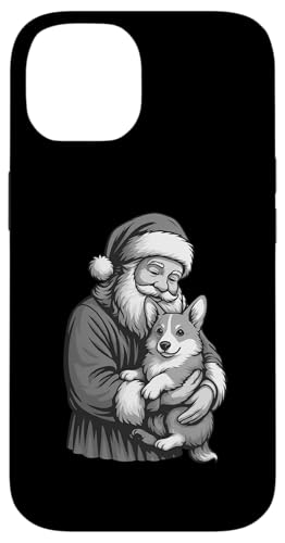 Corgi サンタクロース クリスマス 犬好き スマホケース iPhone 14 用