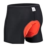 Fancyes Calções Acolchoados para Roupa Interior para Roupa Interior de Short , Laranja M