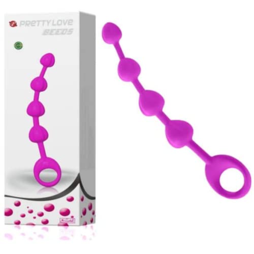 Cordão Bolinhas Anal Feito em Puro Silicone Pretty Love