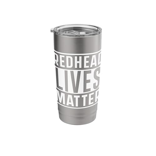 Redhead Matter Ginger Hair Red Head Redheads Irish Freckles Stainless Steel Insulated Tumbler