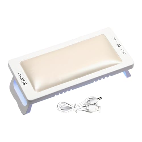 アームレスト手枕クッション LED ランプジェルポリッシュ硬化ランプドライヤー 2 In1 マニキュアツール