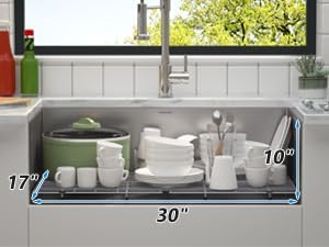 MENSARJOR Undermount Kitchen Sink, 304 Stainless Steel Round Corner Single Bowl Deep Kitchen Sinks, 10-inch Deep Large Bar Sink, 32"X19"Inch 32 x 19 x 10 Inch