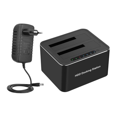 Muelle de disco duro y lector de tarjetas para organizar archivos en el escritorio