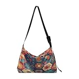 Design polyvalent : la dimension de ce sac à bandoulière pour femme est de 37 x 31 x 16,5 cm, peut être porté comme un sac à bandoulière, un sac banane ou un sac banane, adapté à différents styles vestimentaires