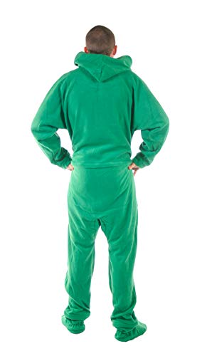 Image of Forever Lazy Footed Adult Onesies, One-Piece Pajama Jumpsuits for Men and Women, Unisex. with Detachable Feet.