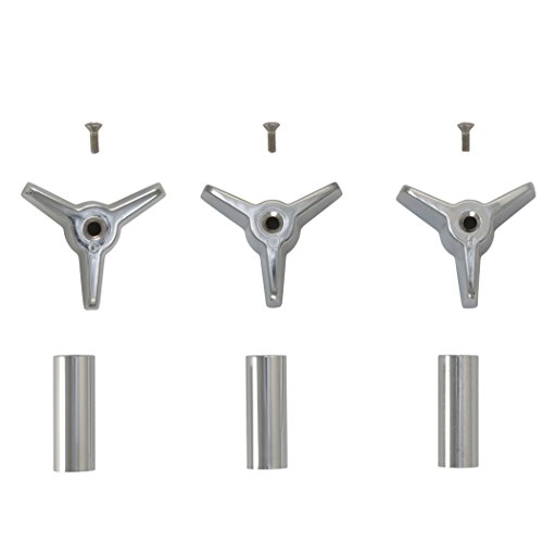 Danco Bathtub And Shower 3-Handle Remodel/Rebuild Trim Kit For American Standard Colony Faucets | Cross-Arm Handle | 9C-23H, 9C-23C, 11C-1D | Chrome (39614) #TOP2