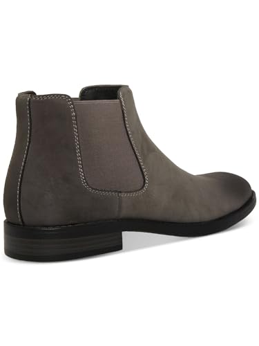 Image of Madden Mens Maxxin Faux Suede Ankle Chelsea Boots Gray 7 Medium (D)