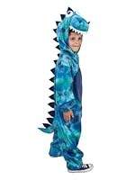 Roarin' Rex Blue Dinosaur Costume for Toddlers and Kids - Small (3-5 Yrs)