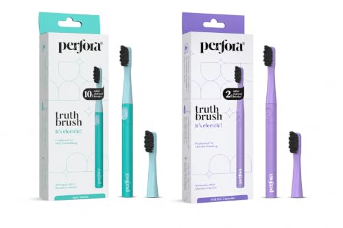 Perfora Electric Toothbrush Pack Of 2 - With 2 Modes, 4 Brush Heads, 24000 Strokes, 90 Days Battery Life | 1 Year Warranty | Electric Brush For Men, Women & Kids-image-31