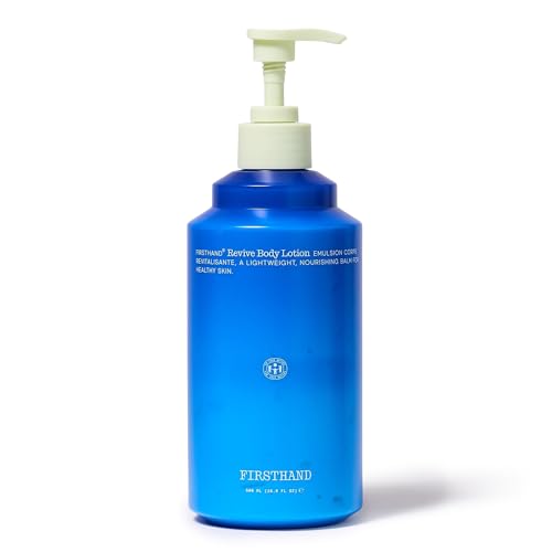 Firsthand Supply Revive Body Lotion – Non-Greasy, Moisturizing Body Lotion with Shea Butter, Niacinamide & Hyaluronic Acid – Fast-Absorbing Hydrating Body Moisturizer – Natural & Non-Toxic – 16.9 oz