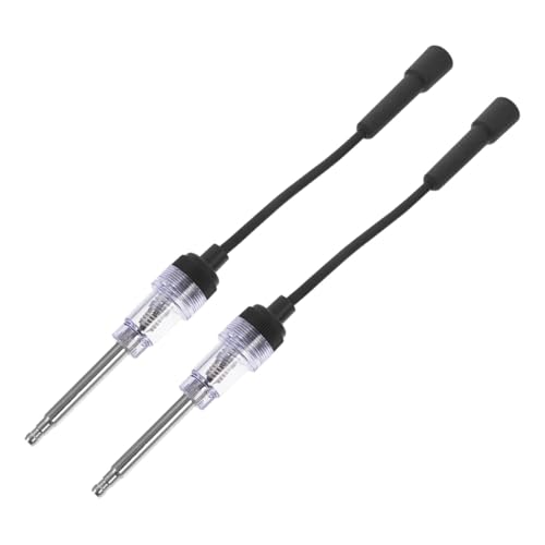 Abaodam 2 piezas Tester de Bujías para Coche y Moto Herramienta de Encendido Ligera y Resistente Comprobador de para Diagnóstico Rápido del Sistema de Ignición