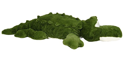 Wagner 6023 - XXL Plüschtier Krokodil Alligator - 115 cm Gross Plüschkrokodil Stoffkrokodil Plüsch