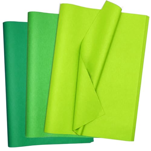 120 Sheets Mix Green Tissue Paper HMUIKFRY 20x14 Inches Tissue Paper for Gift Bags Wrapping Paper for Birthday Weddings Holiday Crafts Festival Decoration