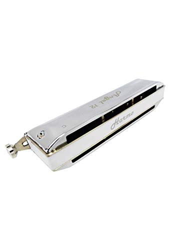 Harmo Angel 12 Chromatic Harmonica, Key Of G - Professional Quality #TOP2