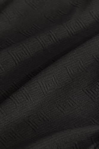 Image of SNITCH Black Textured Polo T-Shirts