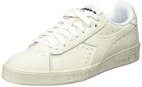 Diadora Game L Low Waxed, Sneakers, Unisex adulto, Blanco White White White, 42 EU