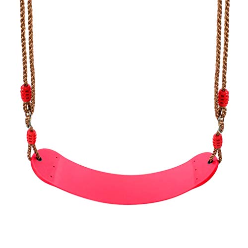 Swing Garden Tree Seat Kid Plastic Polished Hanging Detachable Adjustable Ropes Waterproof Deluxe Safery Outdoor Indoor Climbing Frames,For Children Adults Outdoor,Indoor Playing,Weight Up To 100Kg