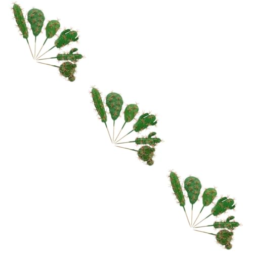 JOINPAYA 3 Series Cactus Artificiales Decorativos para Plantas Simuladas para Decoración Cactus 6 Piezas X 3